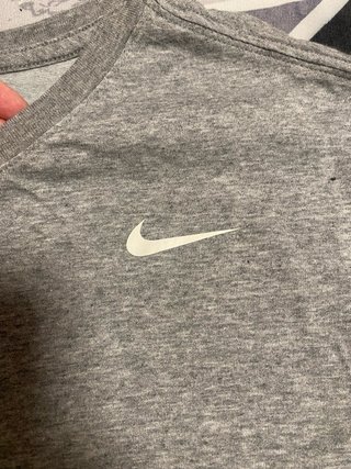 Camiseta Nike Gris Talla 2XL Dri-Fit