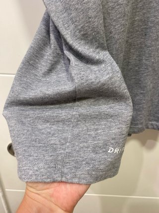 Camiseta Nike Gris Talla 2XL Dri-Fit