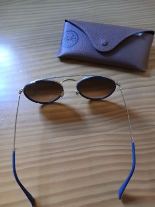 Gafas de Sol Ray Ban RB3647N Azul/Dorado