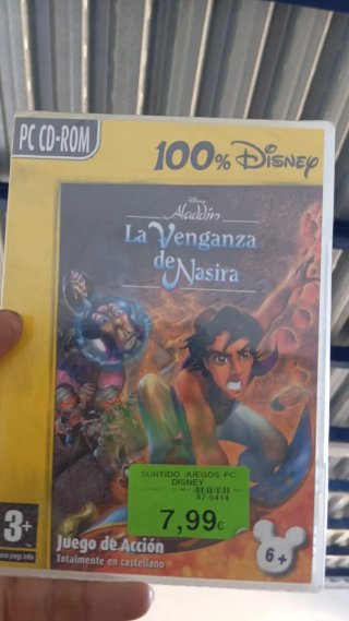 PC CD-ROM Aladdin: La Venganza de Nasira
