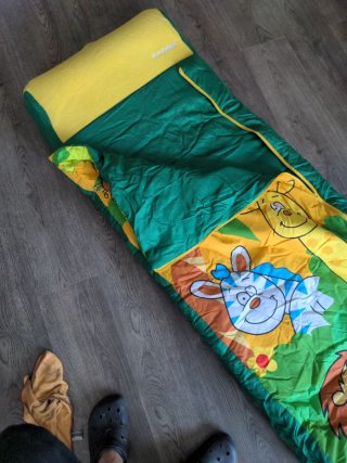 Saco de dormir infantil con colchón