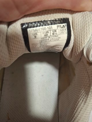 Zapatillas Fila Talla 40 Blancas