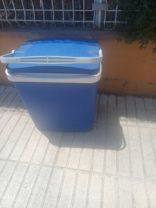 Nevera Portátil Azul, grande
