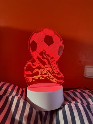 Lámpara LED Fútbol y Botas