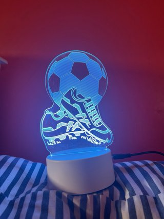 Lámpara LED Fútbol y Botas