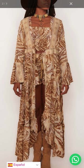 Vestido Kimono Free Love Ibiza Trendy Talla Única