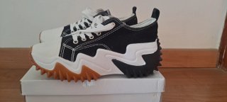 Converse Plataforma Negras y Blancas