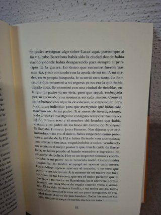Libro "La sombra del viento"