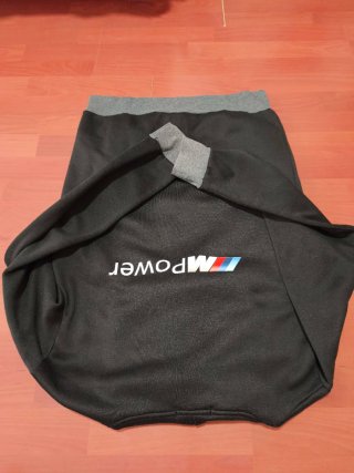 Sudadera logo BMW Negra y Gris