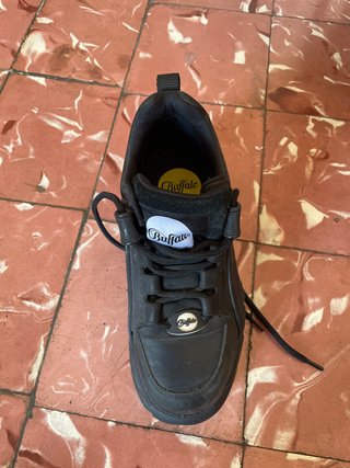 Zapatilla plataforma Buffalo negra