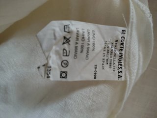 Chaqueta Lino Blanca y Verde