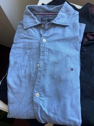 Camisa Tommy Hilfiger Azul Celeste Talla M