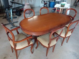 Mesa comedor madera y 4 sillas