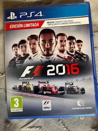 F1 2016 PS4 Edición Limitada