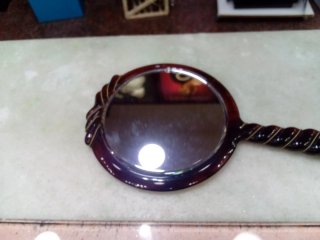 Specchio vintage manico tortiglione