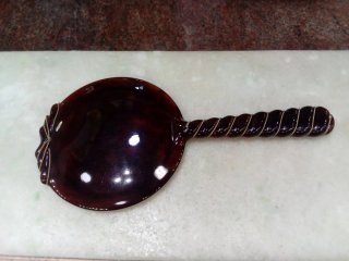 Specchio vintage manico tortiglione