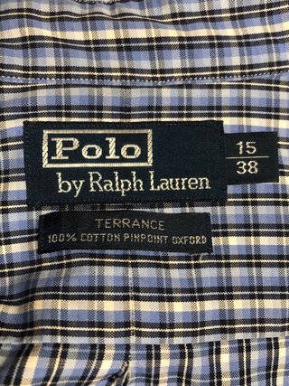 Camisa Polo Ralph Lauren cuadros azul