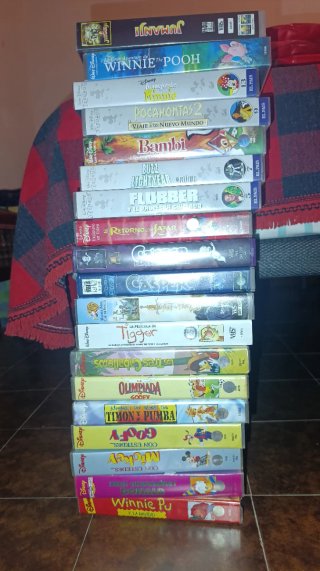 Lote Cintas VHS Disney y Clásicos