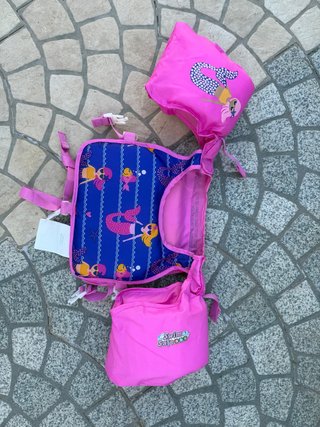 Chaleco flotador sirenas infantil
