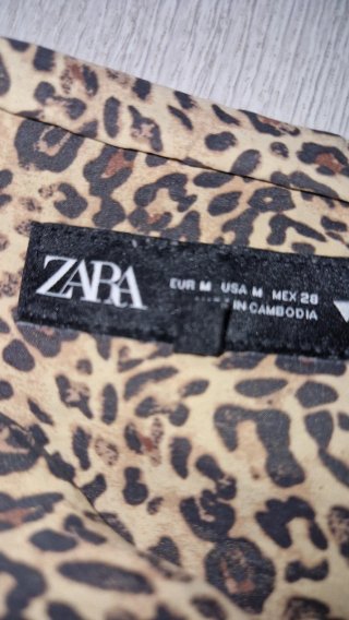 Falda Pantalón Zara Animal Print