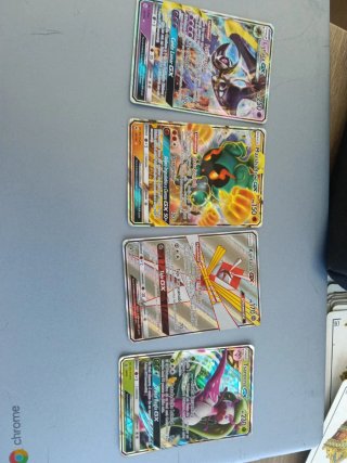 Lote Cartas Pokémon Sol y Luna GX