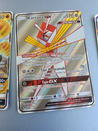Lote Cartas Pokémon Sol y Luna GX
