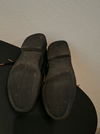 Zapatos Derby Charol Negro