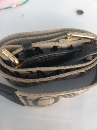 Correa Bolso Emporio Armani Beige/Negro