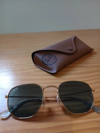 Gafas de sol Ray-Ban RB3548N Hexagonal Oro