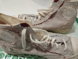Botas Converse Lona Beige Multicolor
