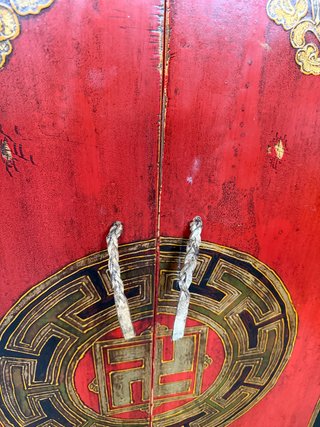 Armario Tibetano Antiguo Madera