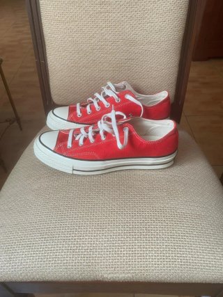 ZAPATILLAS CONVERSE ROJO NUEVA  41