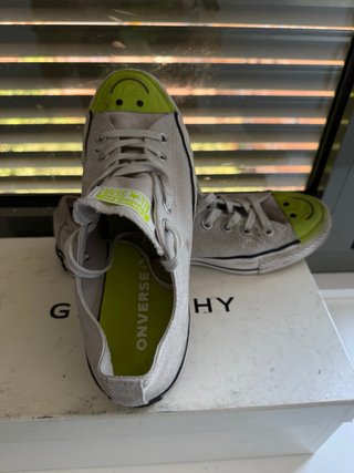 Converse All Star T.41.5 Gris Detalle Verde (19)