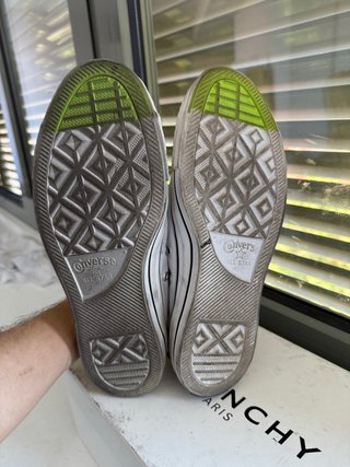 Converse All Star T.41.5 Gris Detalle Verde (19)