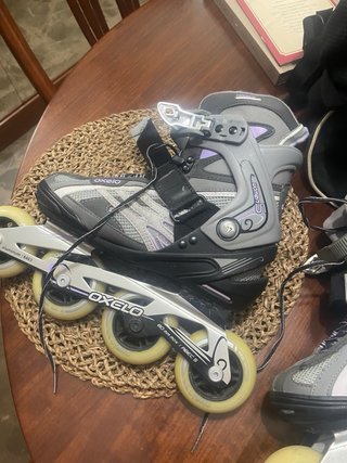 Equipo Patinaje Completo: Patines 37 casco protecc