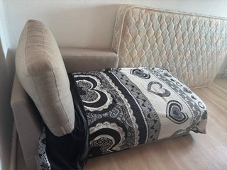 Sofá Cama Gris 150cm