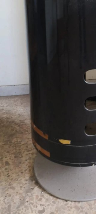 Lampada da terra design bianco e nero
