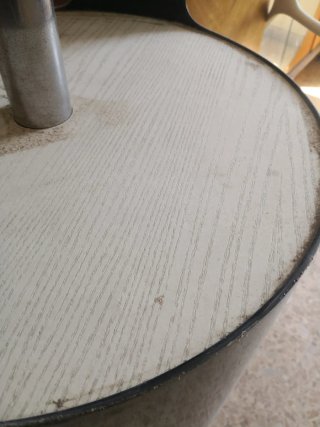 Lampada da terra design bianco e nero