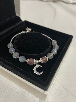 Pulsera plata con bolas. NUEVA