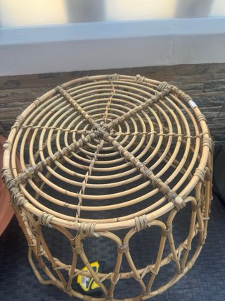 Cesto Mimbre Antiguo Grande