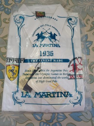 Camisa manga larga La Martina Ferrari talla M