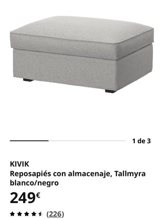 Puff kivik almacenaje