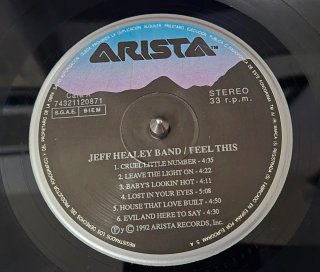 The Jeff Healey Band - Feel This LP