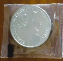 4 de 12 EUROS PLATA — JUAN CARLOS I Y SOFÍA
