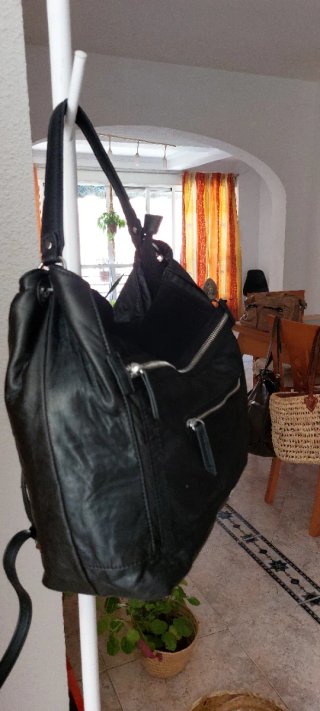 Bolso Piel Negro Dayaday
