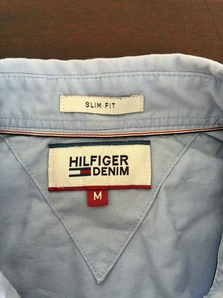 Camisa Tommy Hilfiger Slim Fit Azul Talla M