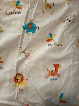 Funda nórdica y edredón cuna animales