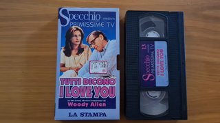 Tutti dicono I love you VHS Woody Allen