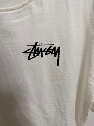 Camiseta Stussy Nike Blanca