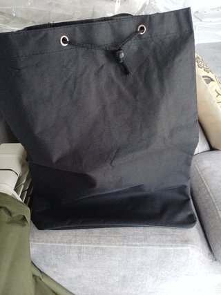 Bolsa saco lona verde caqui 76x55